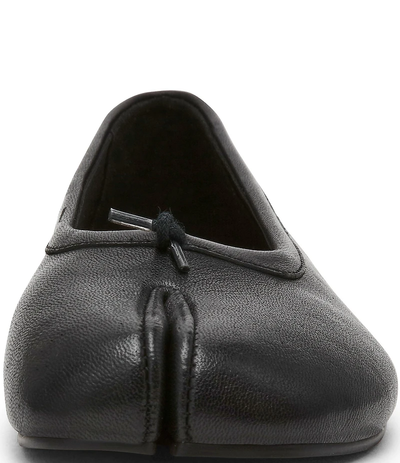 Steve Madden Calico Leather Split Toe Ballet Flats