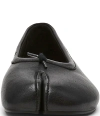 Steve Madden Calico Leather Split Toe Ballet Flats