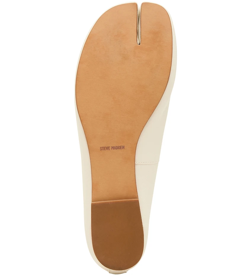Steve Madden Calico Leather Split Toe Ballet Flats