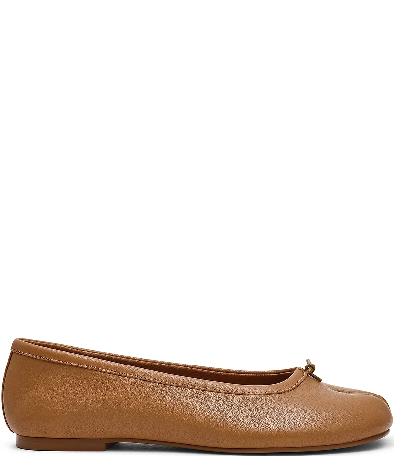 Steve Madden Calico Leather Split Toe Ballet Flats