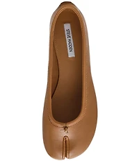 Steve Madden Calico Leather Split Toe Ballet Flats