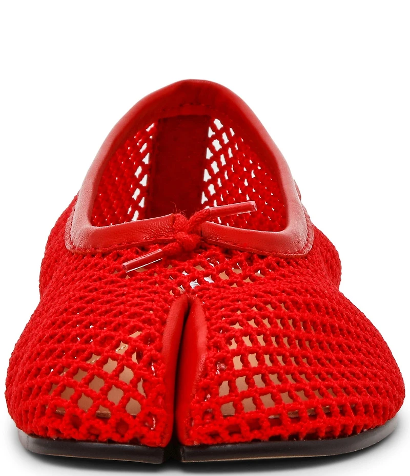 Steve Madden Calico Mesh Split Toe Ballet Flats