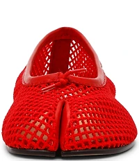 Steve Madden Calico Mesh Split Toe Ballet Flats