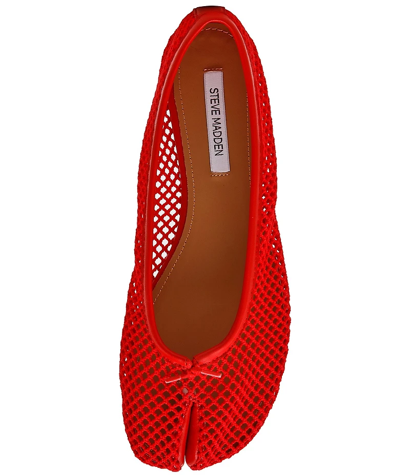 Steve Madden Calico Mesh Split Toe Ballet Flats