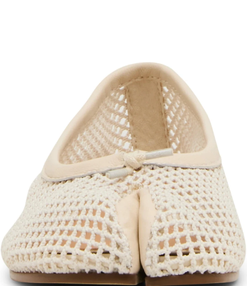 Steve Madden Calico Mesh Split Toe Ballet Flats