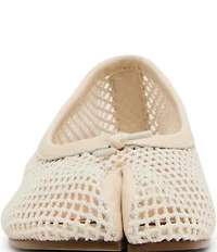 Steve Madden Calico Mesh Split Toe Ballet Flats