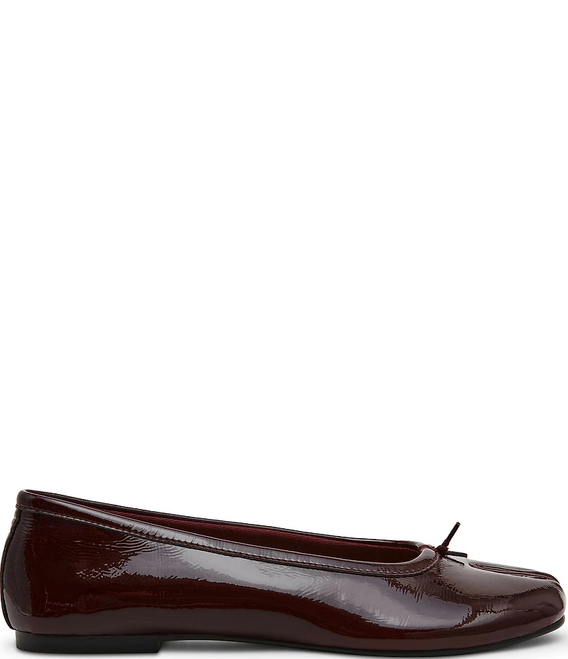Steve Madden Calico Patent Leather Split Toe Ballet Flats