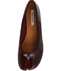 Steve Madden Calico Patent Leather Split Toe Ballet Flats