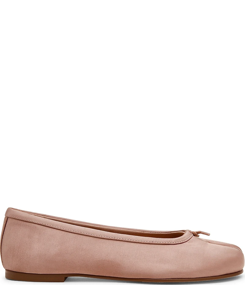 Steve Madden Calico Satin Split Toe Ballet Flats