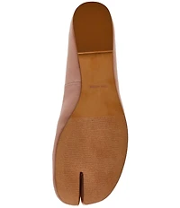 Steve Madden Calico Satin Split Toe Ballet Flats