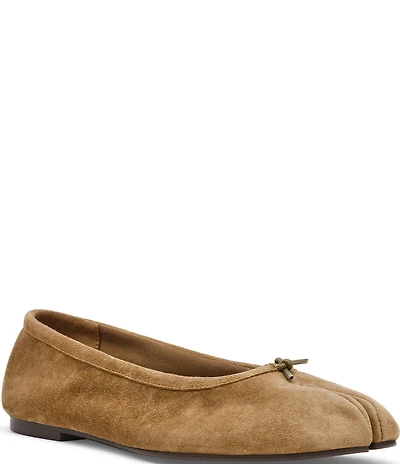 Steve Madden Calico Suede Split Toe Ballet Flats
