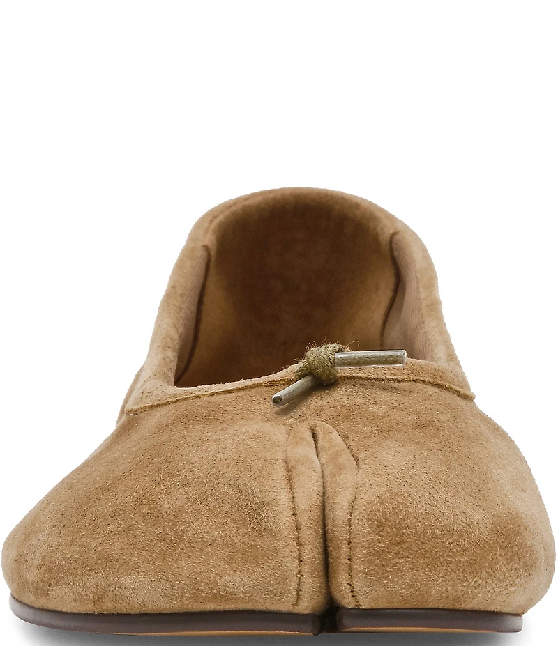 Steve Madden Calico Suede Split Toe Ballet Flats