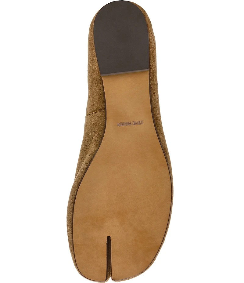 Steve Madden Calico Suede Split Toe Ballet Flats