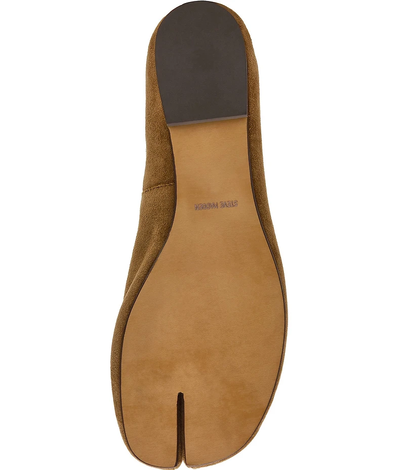 Steve Madden Calico Suede Split Toe Ballet Flats