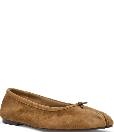 Steve Madden Calico Suede Split Toe Ballet Flats