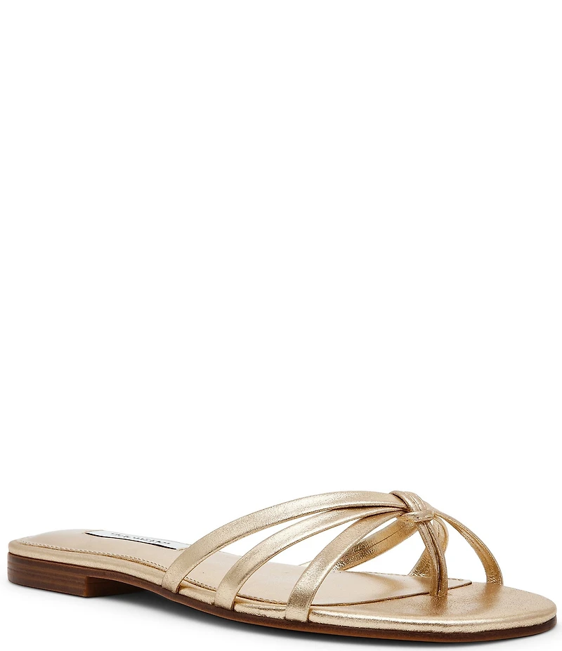 Steve Madden Calissi Leather Strappy Slide Sandals
