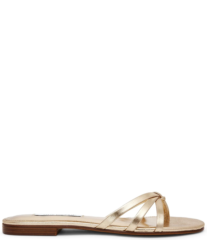 Steve Madden Calissi Leather Strappy Slide Sandals