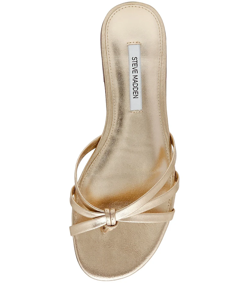 Steve Madden Calissi Leather Strappy Slide Sandals
