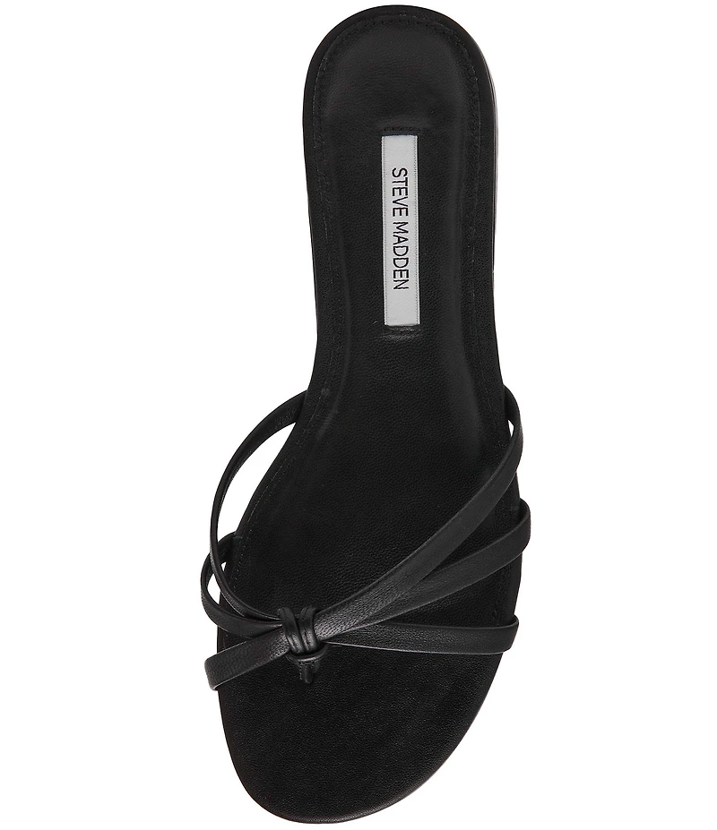 Steve Madden Calissi Leather Strappy Slide Sandals