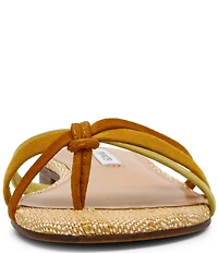 Steve Madden Calissi Suede Strappy Slide Sandals