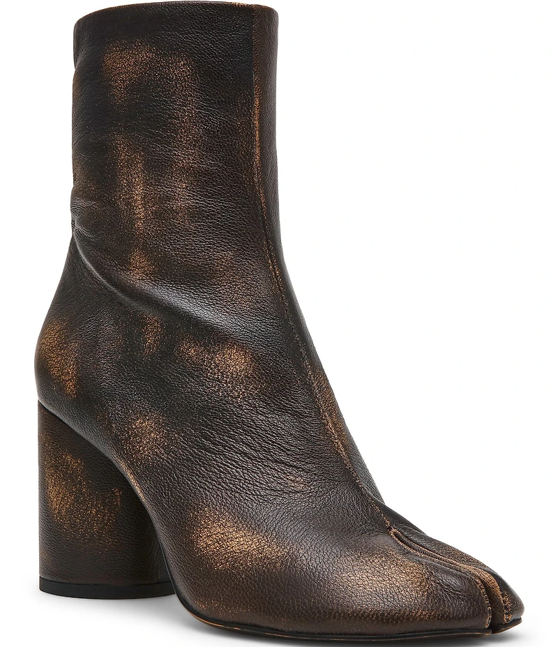 Steve Madden Caro Distressed Split Toe Booties