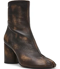 Steve Madden Caro Distressed Split Toe Booties
