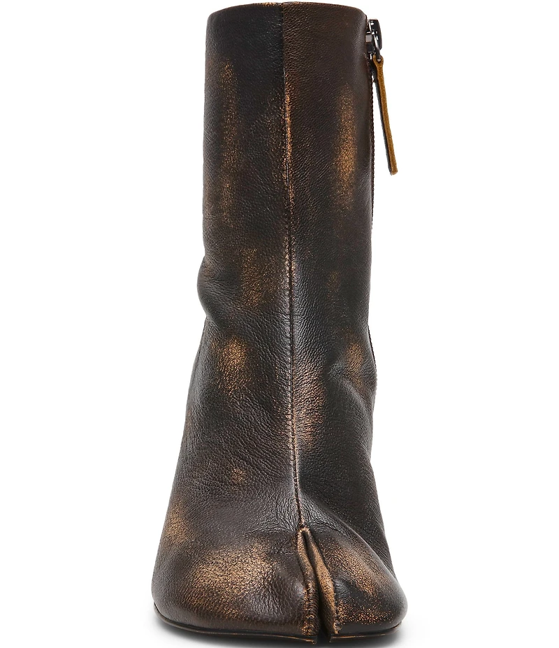Steve Madden Caro Distressed Split Toe Booties