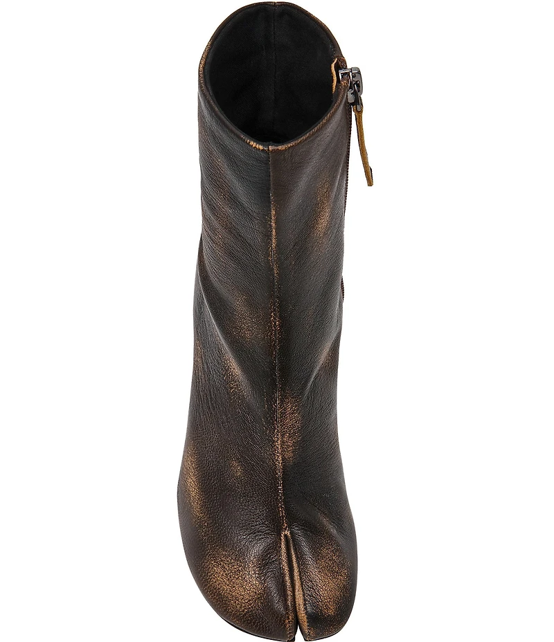 Steve Madden Caro Distressed Split Toe Booties