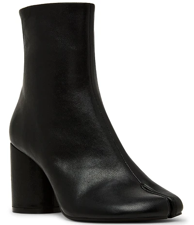 Steve Madden Caro Leather Split Toe Booties