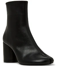 Steve Madden Caro Leather Split Toe Booties