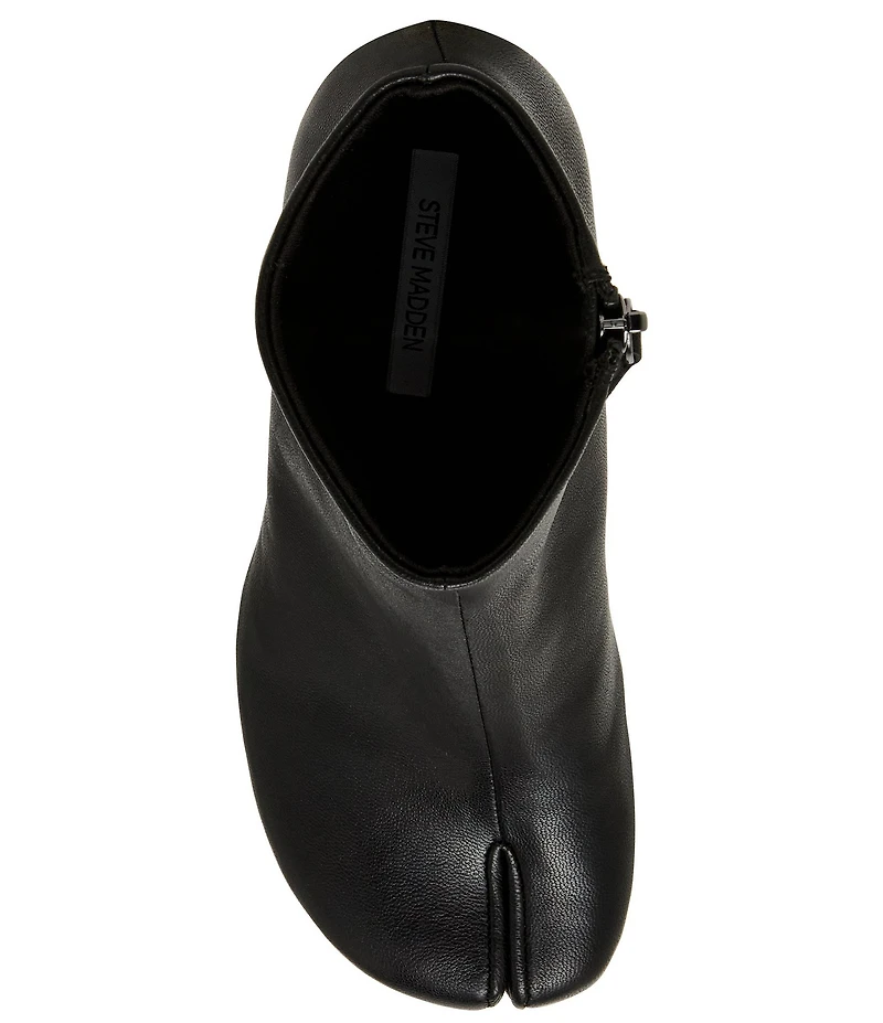 Steve Madden Caro Leather Split Toe Booties