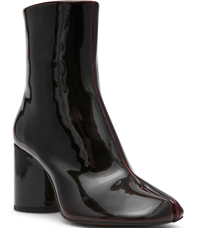 Steve Madden Caro Patent Split Toe Booties