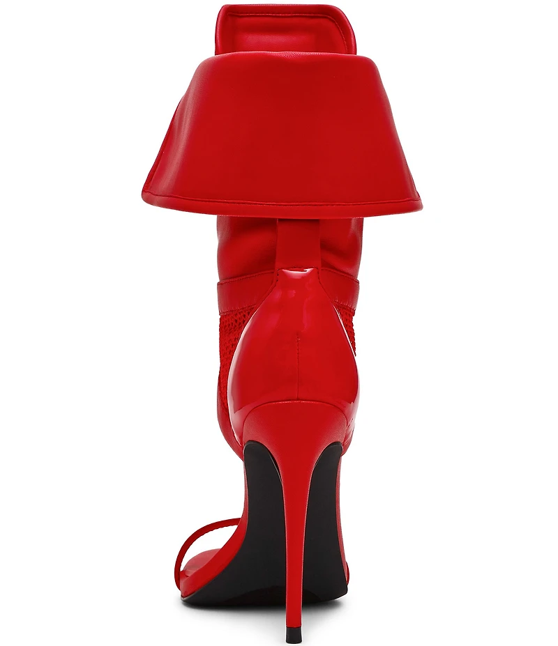 Steve Madden Casella Fold Over Stiletto Sport Dress Sandals