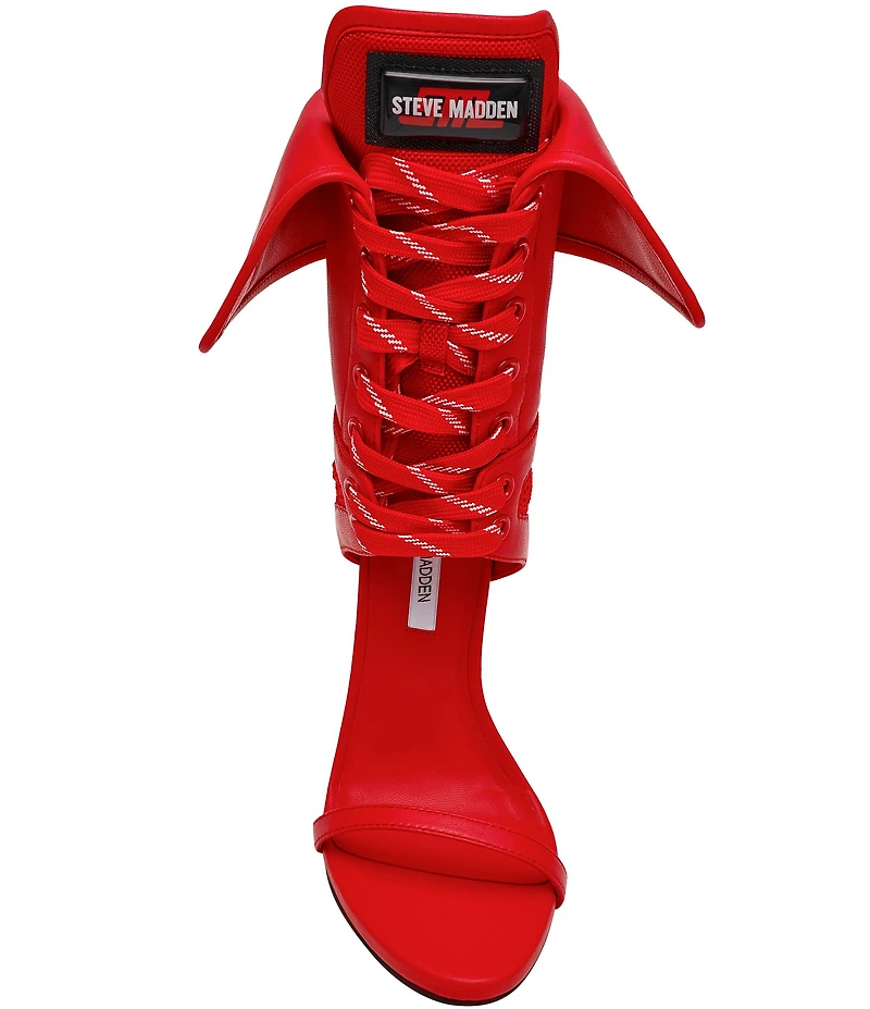 Steve Madden Casella Fold Over Stiletto Sport Dress Sandals