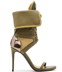 Steve Madden Casella Fold Over Stiletto Sport Dress Sandals