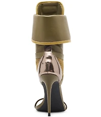 Steve Madden Casella Fold Over Stiletto Sport Dress Sandals