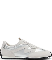 Steve Madden Casper Metallic Suede Low Top Sneakers