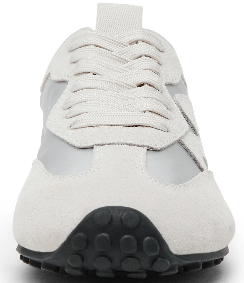 Steve Madden Casper Metallic Suede Low Top Sneakers