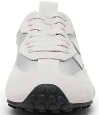 Steve Madden Casper Metallic Suede Low Top Sneakers