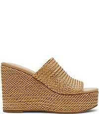 Steve Madden Cassi Woven Wedge Slide Sandals