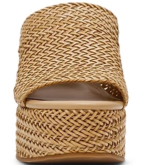 Steve Madden Cassi Woven Wedge Slide Sandals