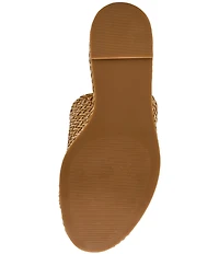 Steve Madden Cassi Woven Wedge Slide Sandals