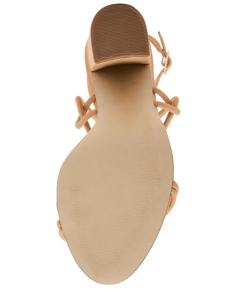 Steve Madden Cato Leather Resin Ornaments Block Heel Sandals