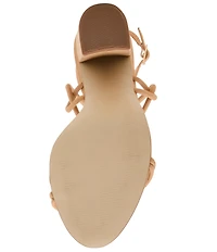 Steve Madden Cato Leather Resin Ornaments Block Heel Sandals
