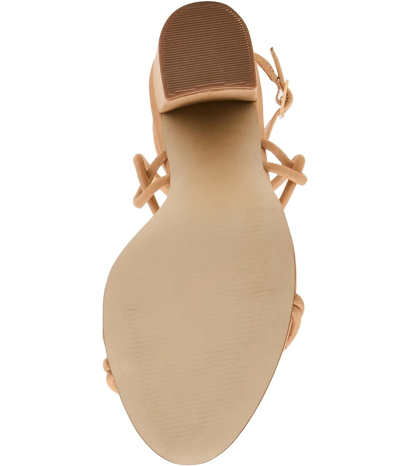 Steve Madden Cato Ornament Leather Block Heel Sandals