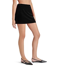 Steve Madden Cindi Stretch Velvet Mini Skort