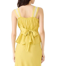 Steve Madden Cinthia Sweetheart Neck Sleeveless Coordinating Satin Cami Top