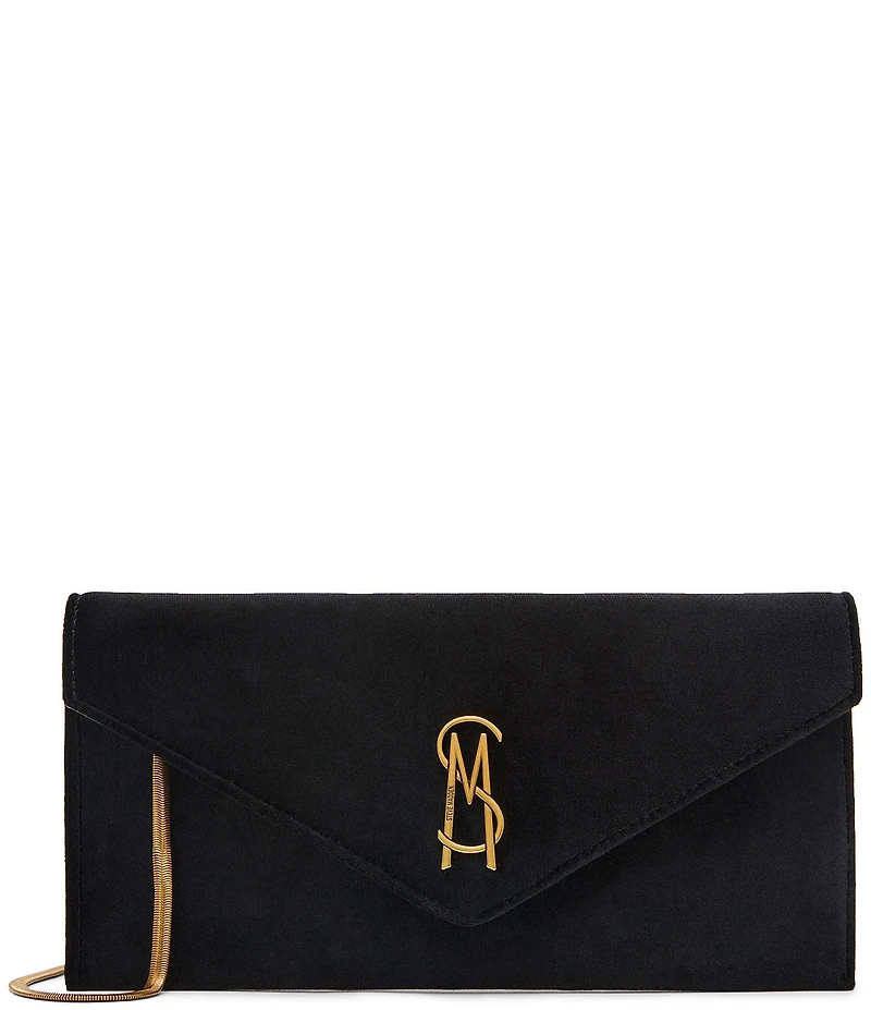 Steve Madden Smooth Velvet Clutch Crossbody Bag