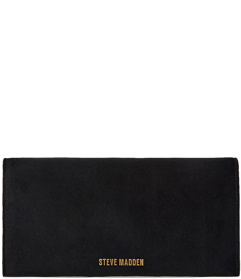 Steve Madden Smooth Velvet Clutch Crossbody Bag