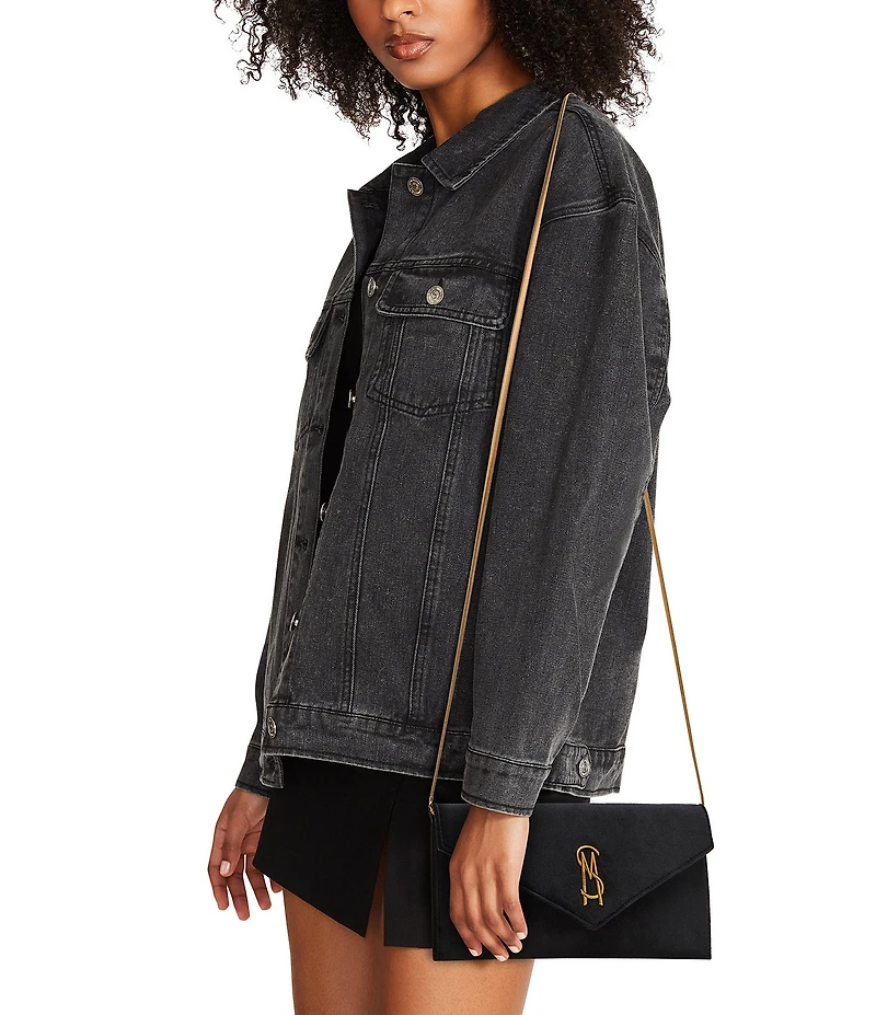 Steve Madden Smooth Velvet Clutch Crossbody Bag